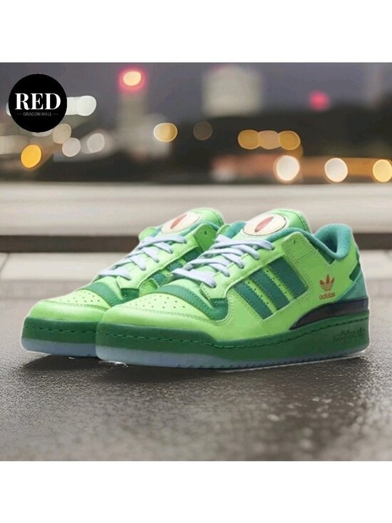 adidas Other - Adidas The Simpsons Forum 84 Low Cl Green Shoes JQ5290 - Men's Size 9